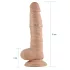 Lovetoy Real Extreme - Dildo mit Saugnapf - 21 cm (natur)