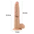 Lovetoy Real Extreme - Dildo mit Saugnapf - 24 cm
