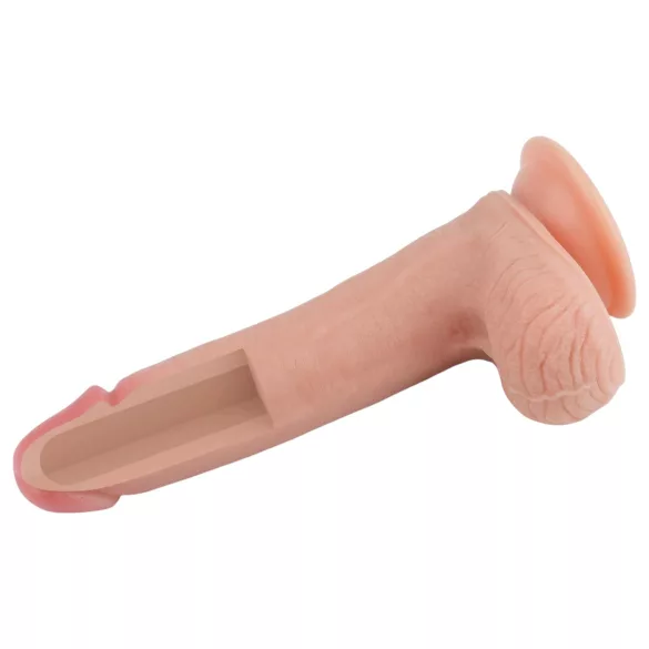 Lovetoy Nature Cock - Doppelschichtiger, realistischer Dildo 20cm (natur)
