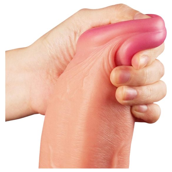 Lovetoy Nature Cock - Doppelschicht Realistischer Dildo - 30cm (Natur)