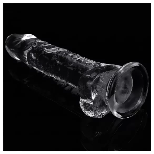 Lovetoy Flawless Clear - Haftdildo - 19cm (transparent)