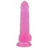 Lovetoy Jelly Studs - Saugfuß Dildo 20cm (pink)