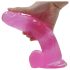 Lovetoy Jelly Studs - Saugfuß Dildo 20cm (pink)