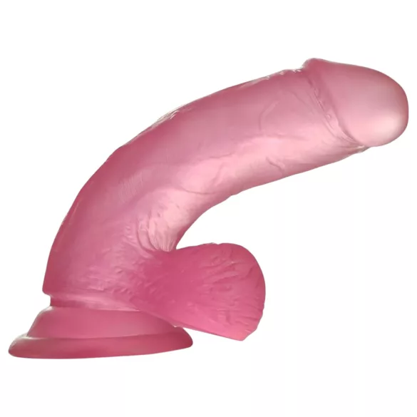 Lovetoy Jelly Studs - Saugnapf-Dildo - 15cm (pink)