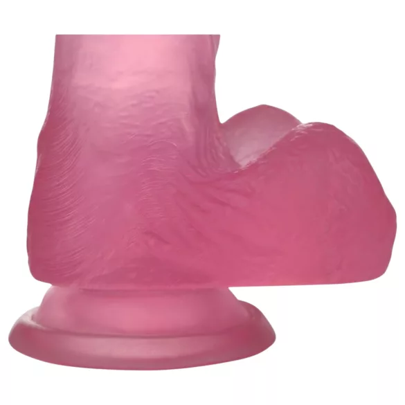 Lovetoy Jelly Studs - Saugnapf-Dildo - 15cm (pink)