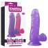 Lovetoy Jelly Studs - Haft-Dildo - 15cm (Lila)