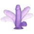 Lovetoy Jelly Studs - Haft-Dildo - 15cm (Lila)