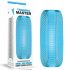 Lovetoy Training Master - Doppelseitiger gerippter Masturbator (blau)