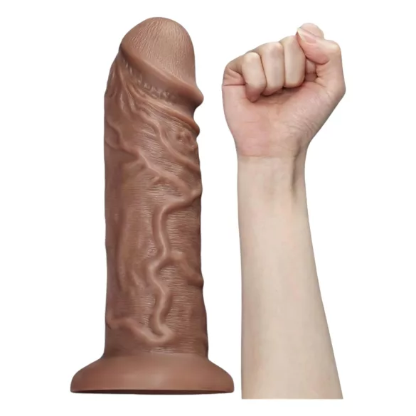 Lovetoy Chubby - Natürlicher Saugnapf-Dildo, 25 cm