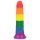 Lovetoy Prider - realistisch, regenbogenfarbener Dildo - 19cm