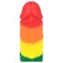 Lovetoy Prider - realistisch, regenbogenfarbener Dildo - 19cm
