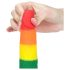 Lovetoy Prider - realistisch, regenbogenfarbener Dildo - 19cm
