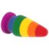 Lovetoy Prider - Regenbogen Analdilatator - 15cm
