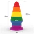 Lovetoy Prider - Anal-Dehnungs-Plug - 15 cm (Regenbogen)