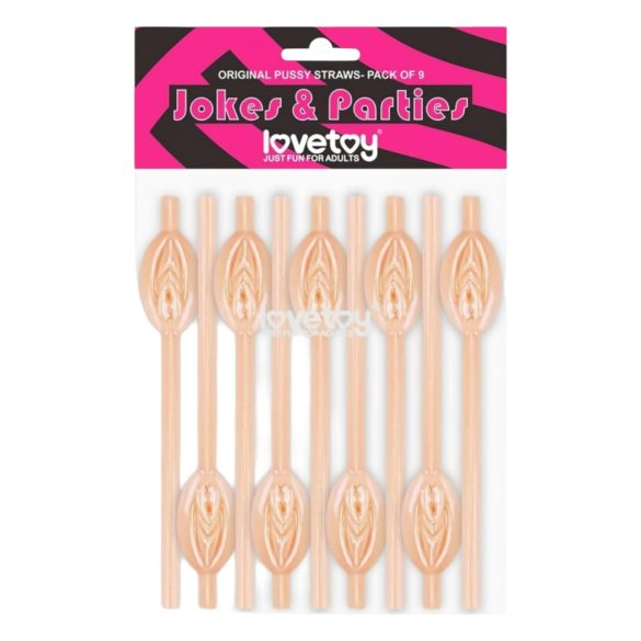 Lovetoy - Natur Strohhalm in Vulva-Form
