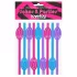 Lovetoy - Intim-Trinkhalme (pink-blau-lila)