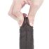 Lovetoy Sliding-Skin - zweischichtiger Dildo - 18cm (braun)