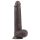 Lovetoy Sliding-Skin - 2-lagiger Dildo - 23cm (braun)
