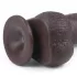 Lovetoy Sliding-Skin - zweischichtiger Dildo - 23cm (braun)