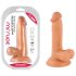 Mr. Rude - Realistischer Saugnapf-Dildo mit Hoden - 17cm (Natur)
