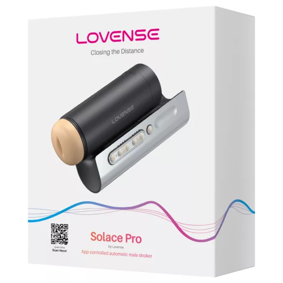 Lovense Solace Pro - app-gesteuerter Stoß-Masturbator für Männer (schwarz)