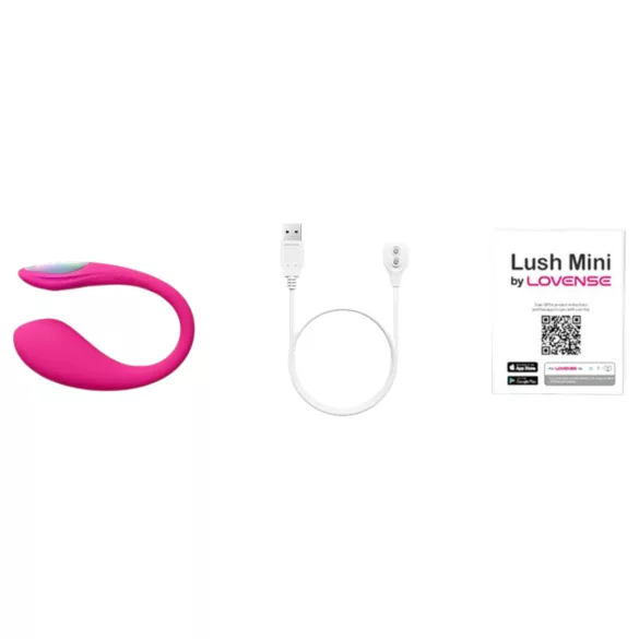 Lovense Lush Mini - tragbares app-gesteuertes Vibro-Ei (Pink)