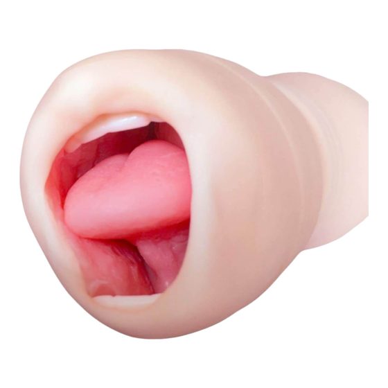 Tracys Hundetasse - lebensechter Masturbator mit künstlichem Mund und Zähnen (natur)