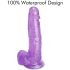 Tracy's Dog Jelly 8 - Haftender Dildo mit Hoden (Lila)