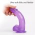 Tracy's Dog Jelly 8 - Haftender Dildo mit Hoden (Lila)