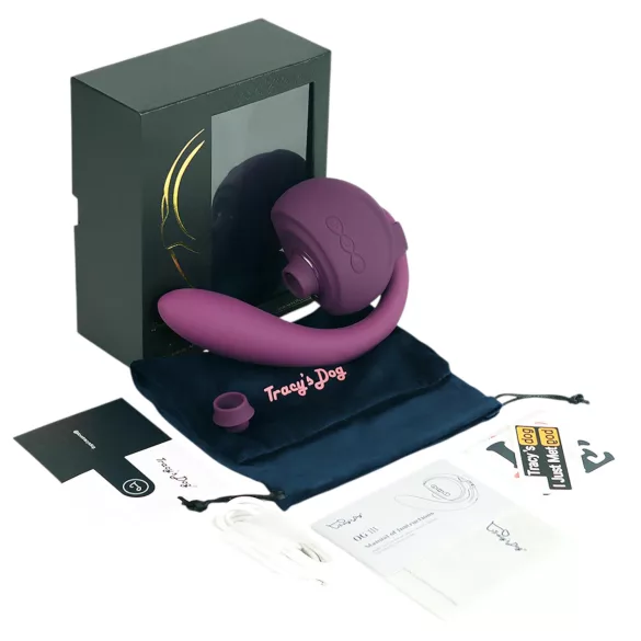 Tracy's Dog OG 3 - Klitoris-Sauger G-Punkt Vibrator (lila)