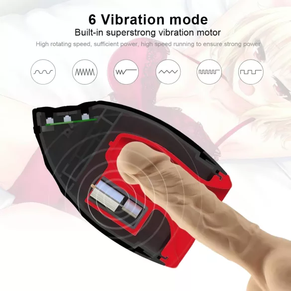OTOUCH Chiven 2 - Akkubetriebener Vibrations-Mundmasturbator (Schwarz)