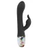 LOVISS Flower - Klitorissauger mit G‑Punkt-Vibrator (schwarz)