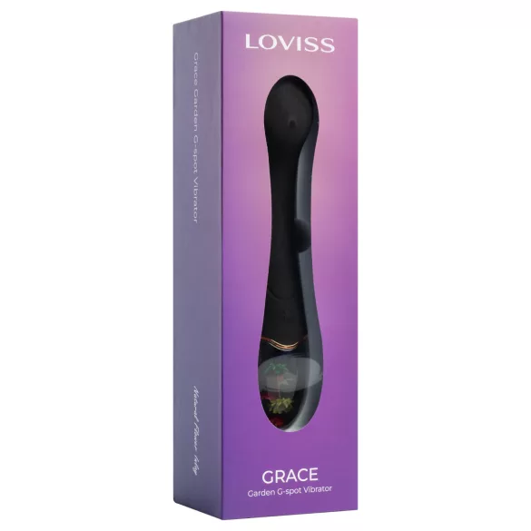LOVISS Flower Grace - G-Punkt Vibrator (schwarz)