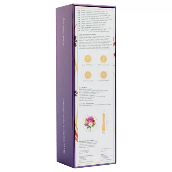 LOVISS Flower Grace - G-Punkt Vibrator (schwarz)