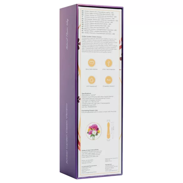 LOVISS Flower Amber - G-Punkt-Vibrator (schwarz)