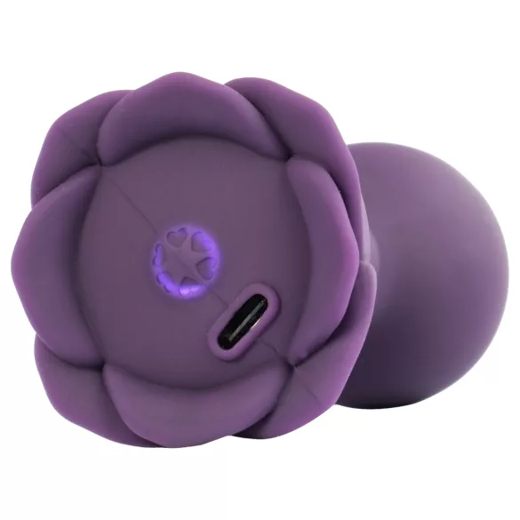 LOVISS Flower - Analvibrator mit Fernbedienung (lila)