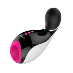   Nalone Oxxy - intelligente vibrierende Verwöhn-Lippen (Schwarz-Pink-Weiß)