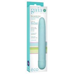 Gaia Eco L - umweltfreundlicher Stabvibrator (blau) - groß