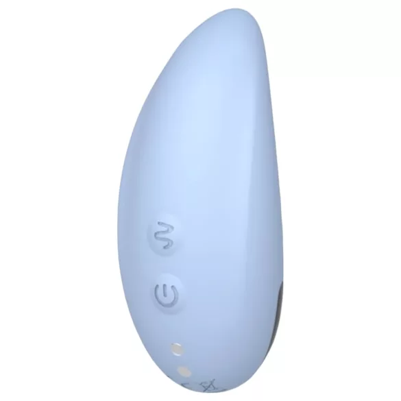Vibeconnect - wiederaufladbarer, wasserdichter Klitorisvibrator (blau)
