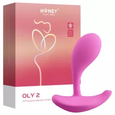   Honey Play Box Oly 2 - App-gesteuerter G-Punkt- und Klitorisstimulator Vibrator (Pink)