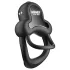 Honey Play Box Anello - Intelligenter Vibrations-Penis- und Hodenring (Schwarz)