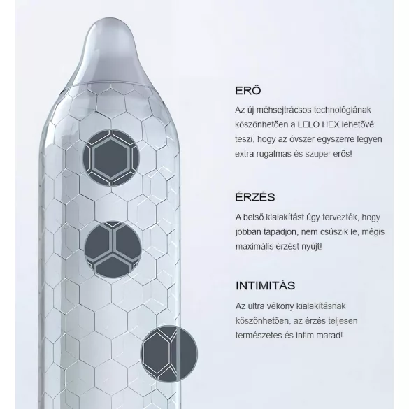 LELO Hex Original - Luxus Kondome (12 Stk)