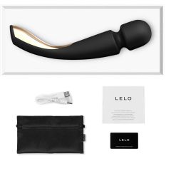   LELO Smart Wand 2 - groß - akkubetriebener Massagenvibrator (schwarz)