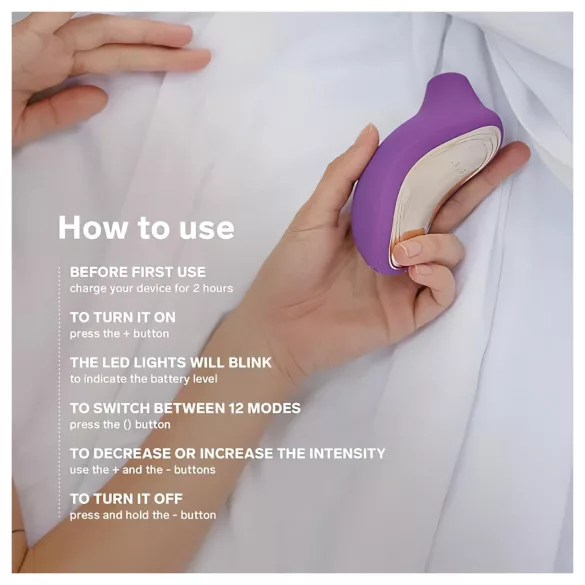 LELO Sona 2 Cruise - Schallwellen-Klitorisstimulator (Lila)