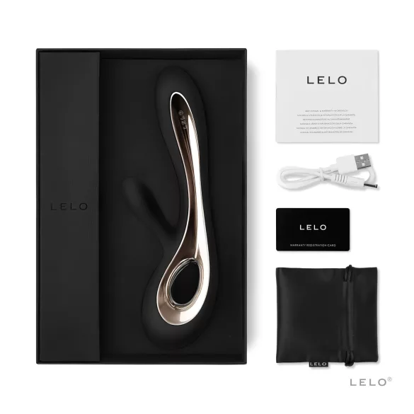 LELO Soraya 2 - Akku, wasserdichter Klitoris-Vibrator (schwarz)