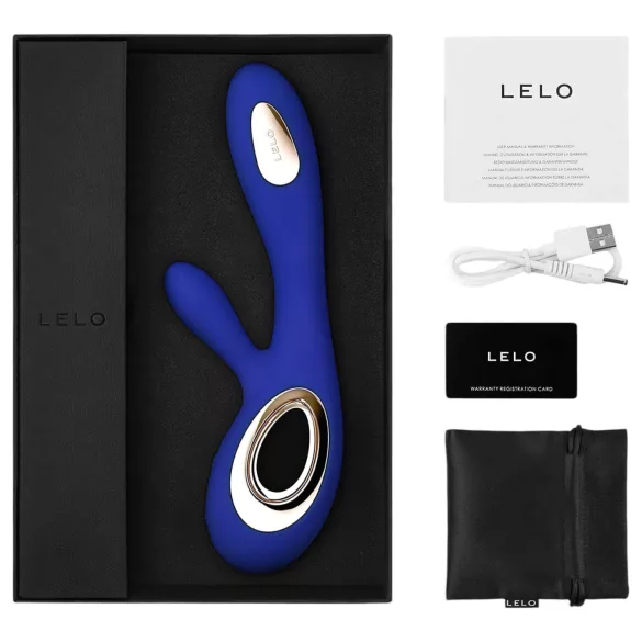 LELO Soraya Wave - Wiederaufladbarer, Klitorisarm, nickender Vibrator (blau)