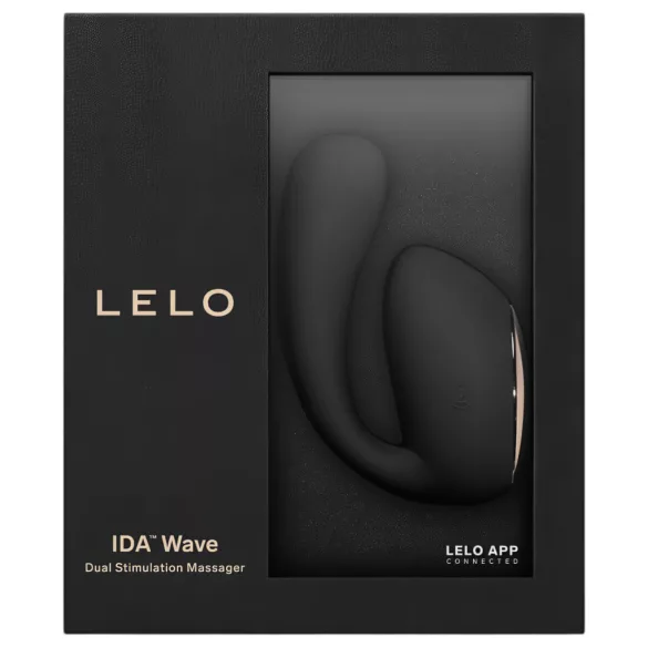LELO Ida Wave - App-gesteuerter Vibrations- und Rotationsvibrator (schwarz)