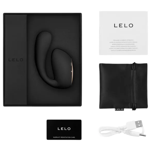 LELO Ida Wave - App-gesteuerter Vibrations- und Rotationsvibrator (schwarz)