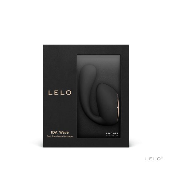 LELO Ida Wave - intelligentes, akkubetriebenes vibrierendes und drehendes Vibrator (schwarz)