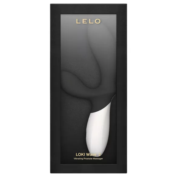 LELO Loki Wave 2 - Wiederaufladbarer, wasserdichter Prostatavibrator (schwarz)